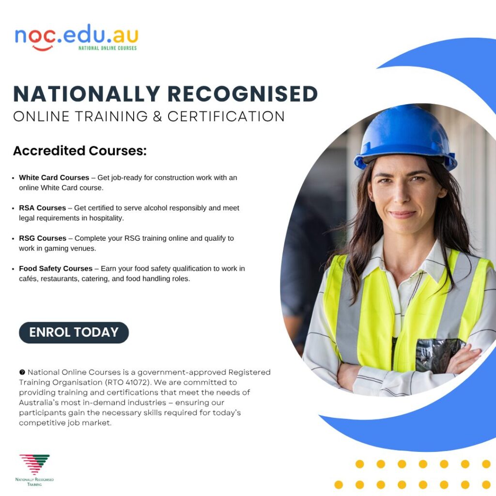 Accredited online Courses in Australia