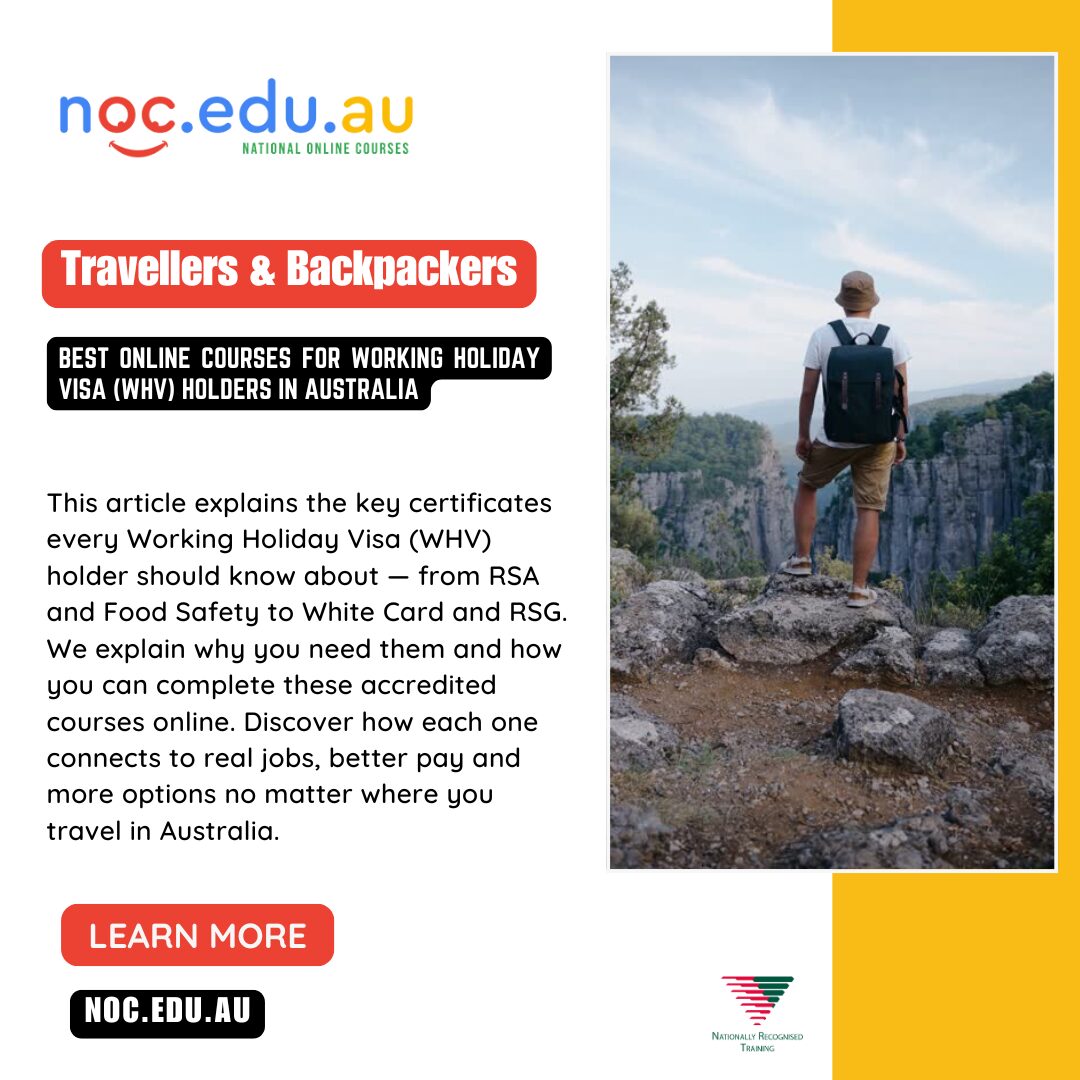 Best Online Courses for Working Holiday Visa (WHV) Holders in Australia