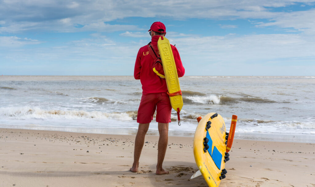 Lifeguard at work in Australia