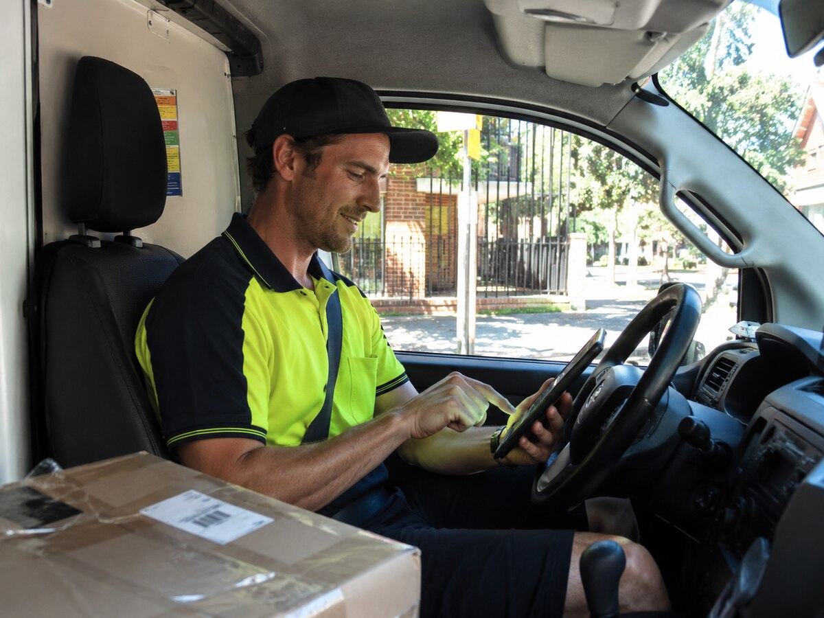 Delivery driver in Australia